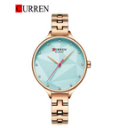 CURREN Original Brand Stainless Steel Band Wrist Watch For Women With Brand (Box & Bag)-9047