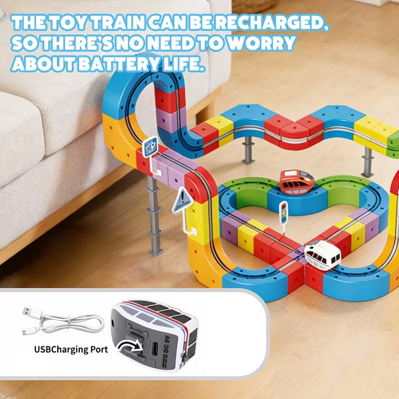 Magic Track Train  For Kids ( 51 pcs )