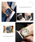 CURREN Original Brand Stainless Steel Band Wrist Watch For Men With Brand (Box & Bag)-8375
