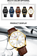 CURREN Original Brand Leather Straps Wrist Watch For Men With Brand (Box & Bag)-8365