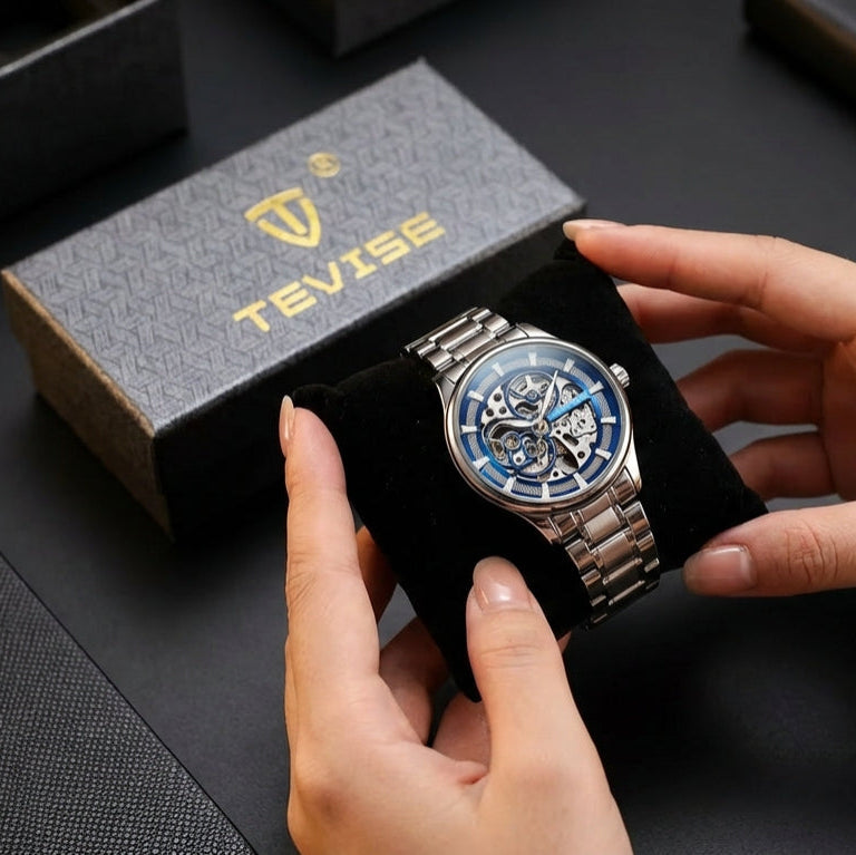 𝖳𝖤𝖵𝖨𝖲𝖤 𝕃𝕌𝕏𝕌ℝ𝕐 & 𝔾𝔼ℕ𝕋𝕃𝔼𝕄𝔸ℕ Watch | Automatic Mechanical Hollow Watch for Business Men | 2026
