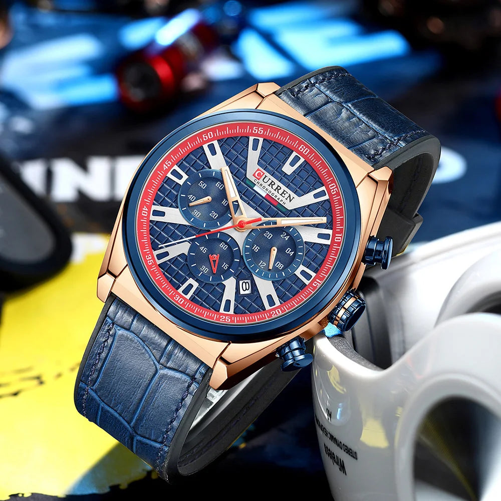 CURREN 8392 Luxury Leather
