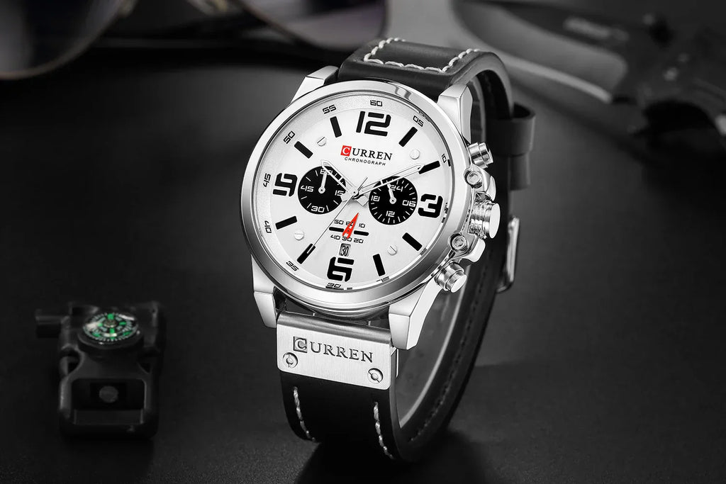 Curren 8314 Men Watch Leather