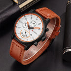 CURREN Men's Watches Leather-8217