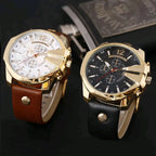 CURREN Brand Leather Watch-8176