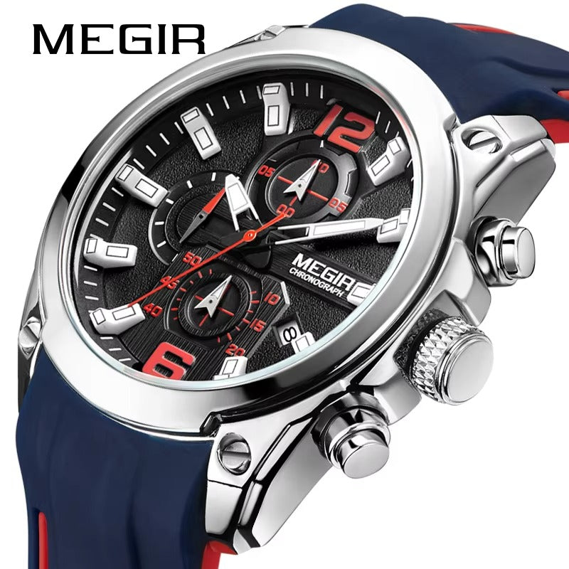 New Design MEGIR Chronograph Mens Watch