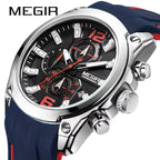 New Design MEGIR Chronograph Mens Watch