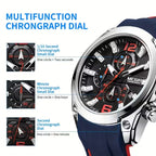 New Design MEGIR Chronograph Mens Watch