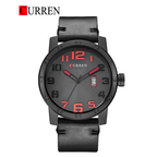 CURREN Original Brand Leather Straps Wrist Watch For Men With Brand (Box & Bag)-8254